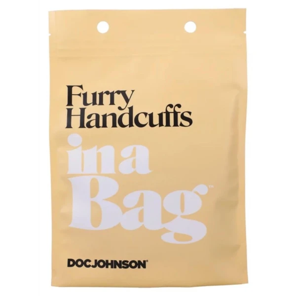 Furry Handcuffs in a Bag