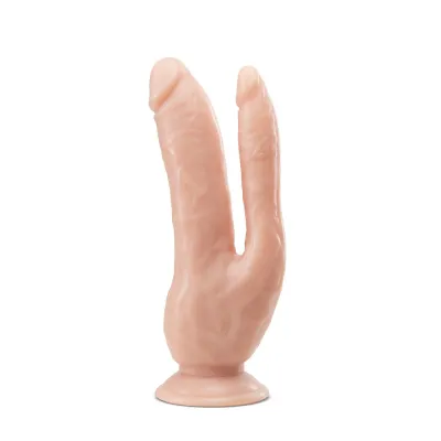 Dr Skin Dual 8 Inch Dual Penetrating Dildo With Suction Cup