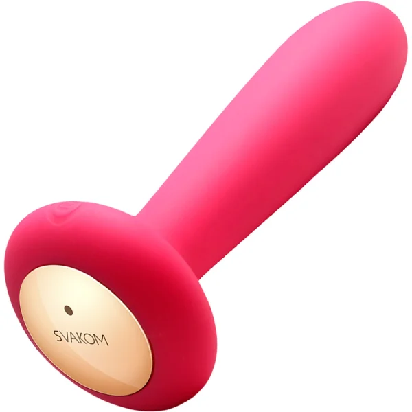 SVAKOM Primo Waterproof Rechargeable Warming Vibrating Silicone Plug With Remote Control