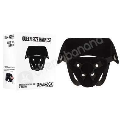 Realrock Black Queen Size Harness