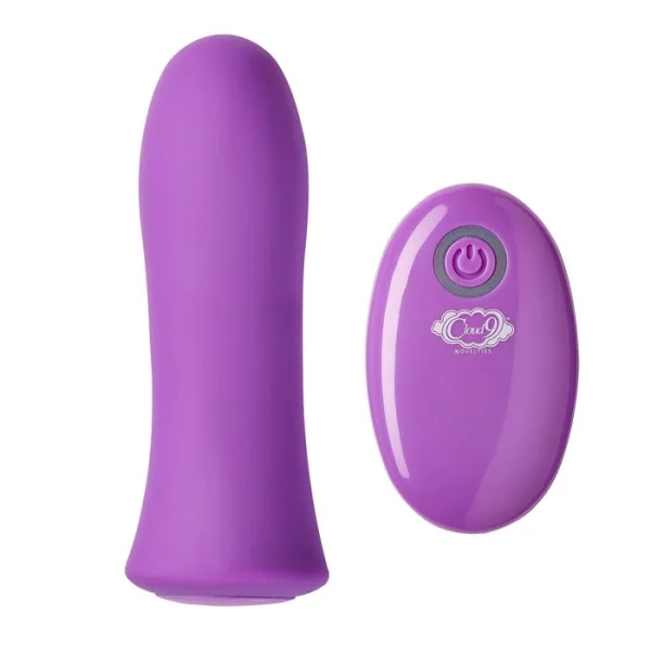 Cloud 9 Power Touch Rechargeable Wireless Bullet Vibrator With Remote Control - Purple