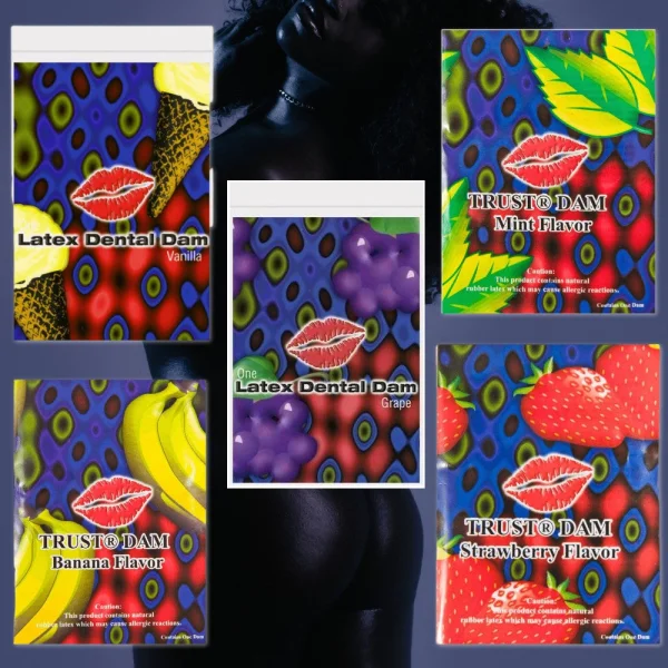 Trust Latex Dental Dams - Assorted Flavors | 10 pack