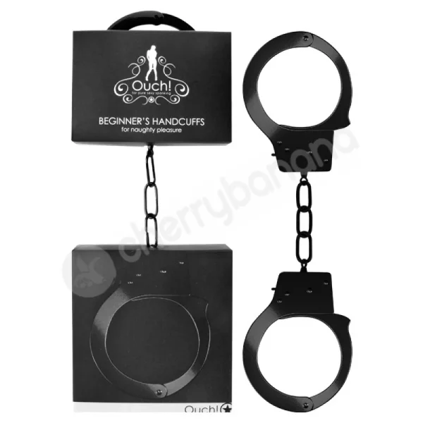 Ouch Black Beginner's Handcuffs