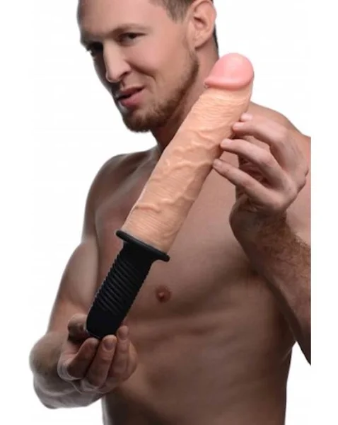 Onslaught Xxl Giant Dildo - Flesh - 14.5 Inch