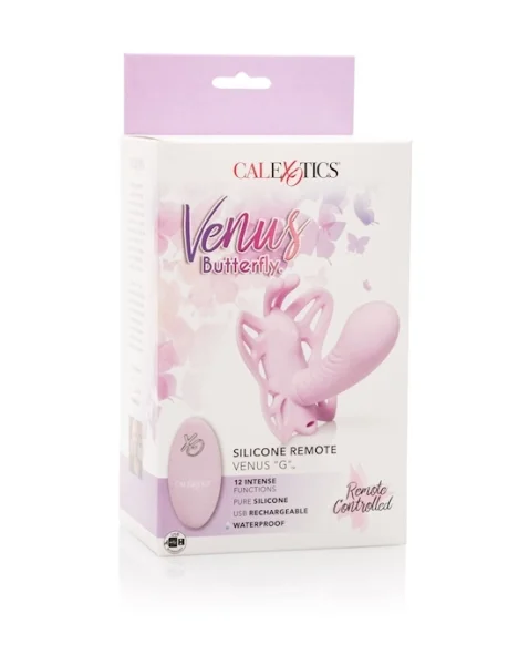Venus Butterfly Silicone Remote Venus G Spot - Pink