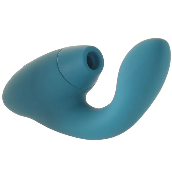 Womanizer DUO 2 Silicone Pleasure Air Clitoral & G-Spot Stimulator - Petrol