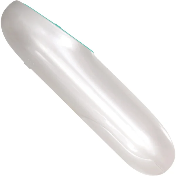 Gender X Strapless Seashell Rechargeable Silicone Strapless Strap-On Vibrator - Aqua