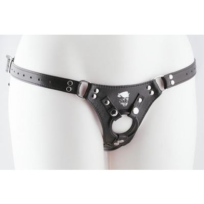 Aslan Jaguar Leather Strap On Harness