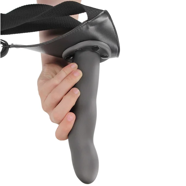 Ouch! Curved 8 Inch Hollow Strap-On