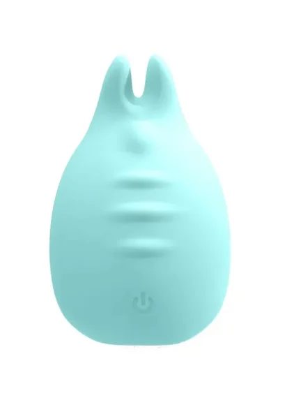 Huni Rechargeable Waterproof Silicone Lay-On Clitoral Vibrator by VeDO - Tease Me Turquoise
