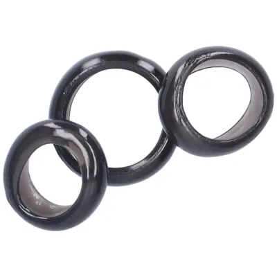 Wide and Stretchy Cock Rings Set of 3
