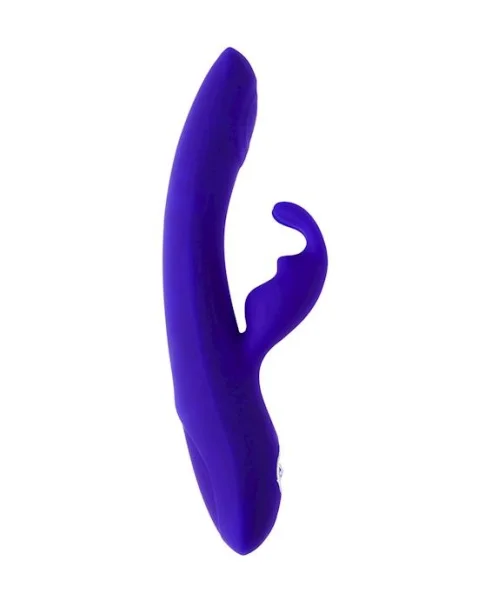 Share Satisfaction Azure Rabbit Vibrator - Blue - 8.6 Inch