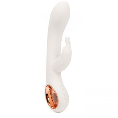 Blissful White Luxury Silicone 16 Function Rabbit Vibrator