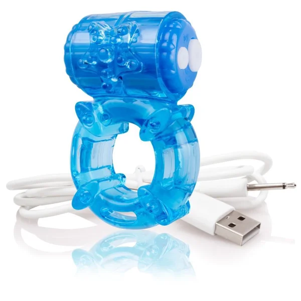 Charged Big O Cock Ring - Blue — image 13 of 25