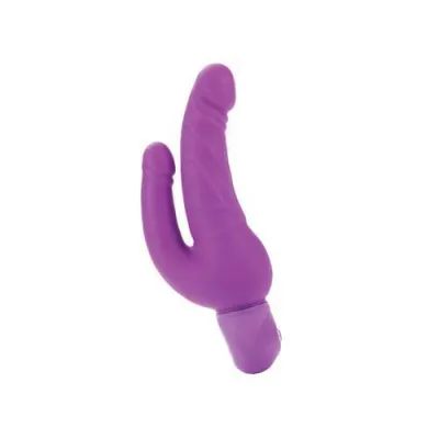 Waterproof Power Stud Over and Under Dong Purple