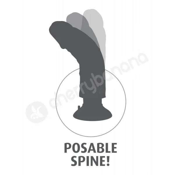 King Cock Flesh 7'' Vibrating Cock