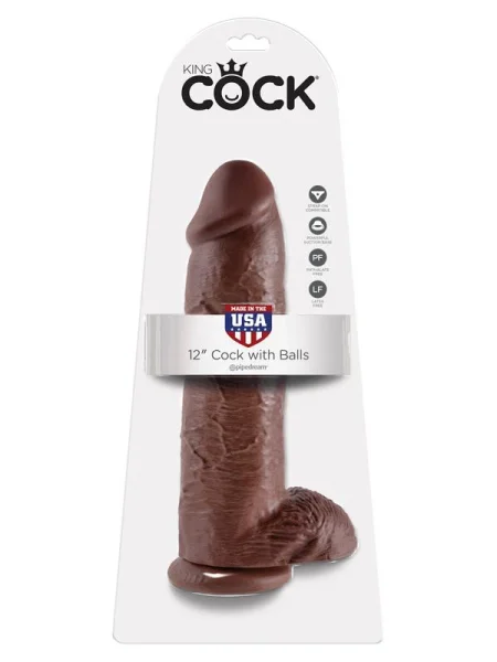 King Cock - 12 in. Cock With Balls