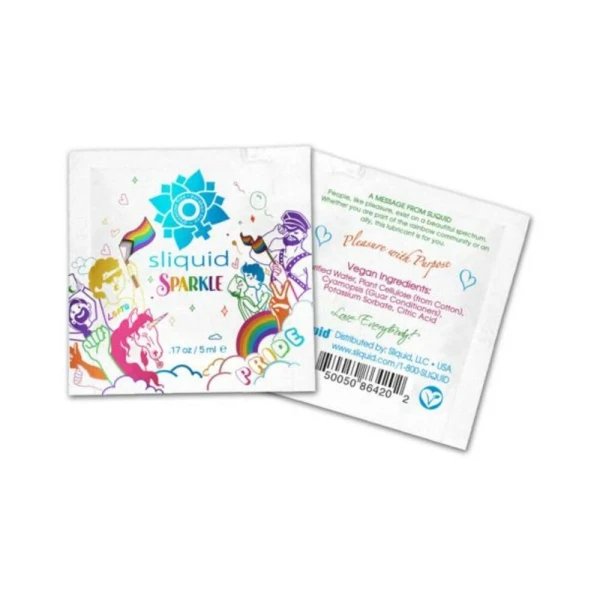Lubricants: Sliquid Naturals Sparkle Pillows (case Of 200 Units)