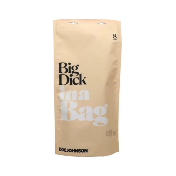 : In A Bag Big Dick 8in Clear