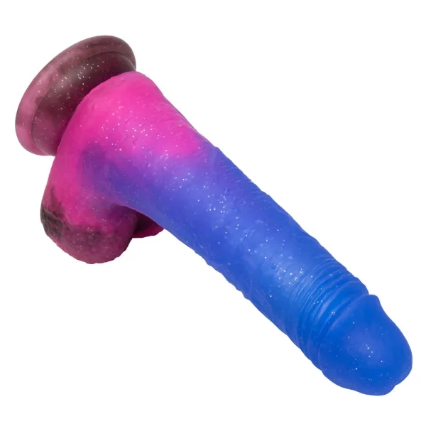 Naughty Bits Ombré Hombre Silicone Vibrating Suction Cup Dildo by CalExotics