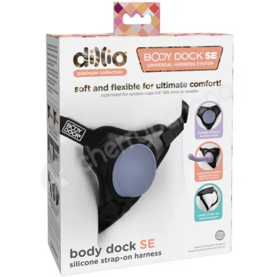 Dillio Platinum Body Dock SE Silicone Strap On Harness System