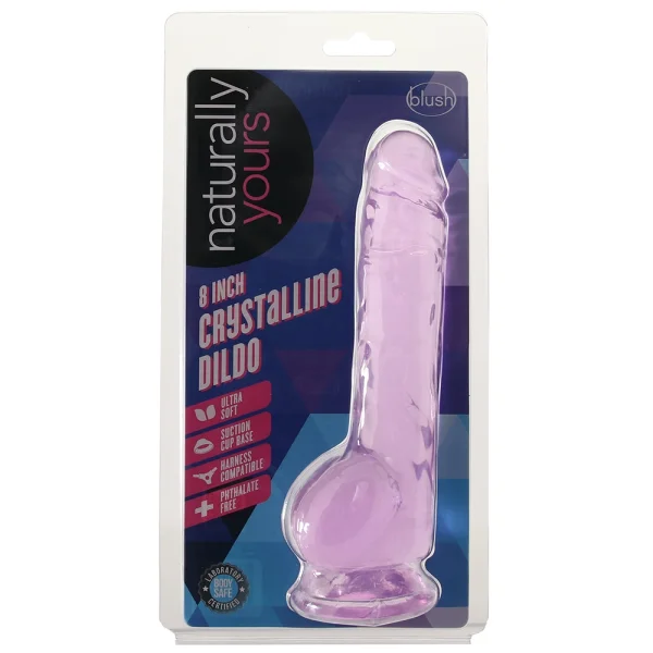 Naturally Yours 8 Inch Crystalline Dildo