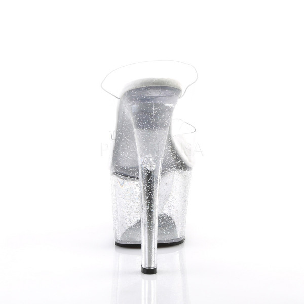 7 inches Heel, 2 3/4 inches PF Dual Band PF Slide W/Mini Glitters — image 4 of 8