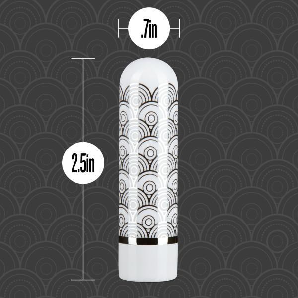 Blush Novelties The Collection Glitzy Halo Bullet Vibrator, Silver