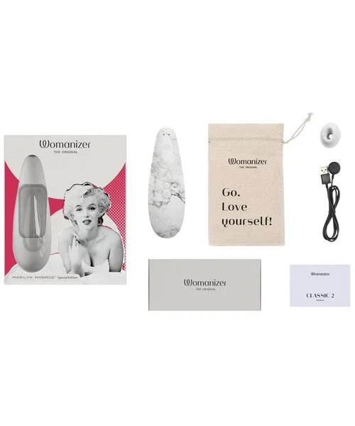 Womanizer Marilyn Monroe Marble 10 Function Clitoral Stimulator