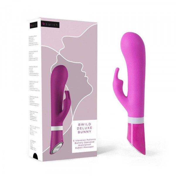 B Swish Bwild Deluxe Bunny Rabbit Vibrator - Raspberry