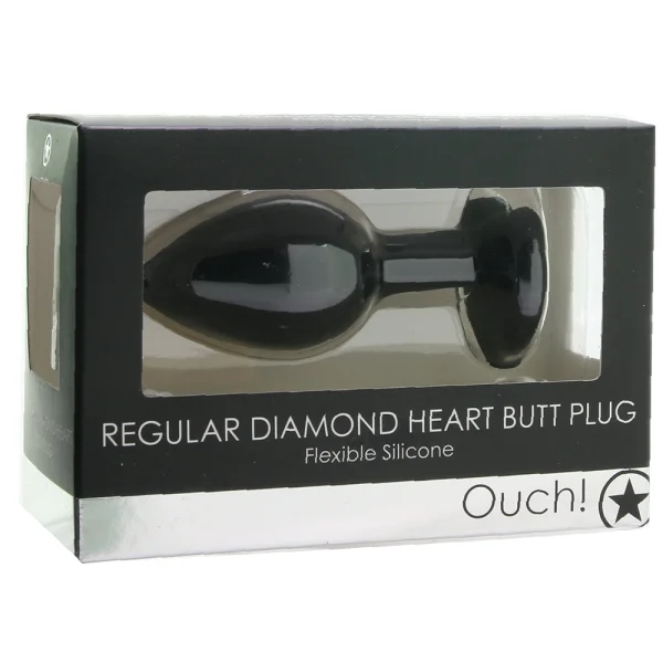 Regular Diamond Heart Butt Plug