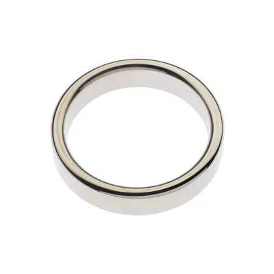 Kink Range Stainless Steel Cock Ring 42 5mm Silver 42 5mm