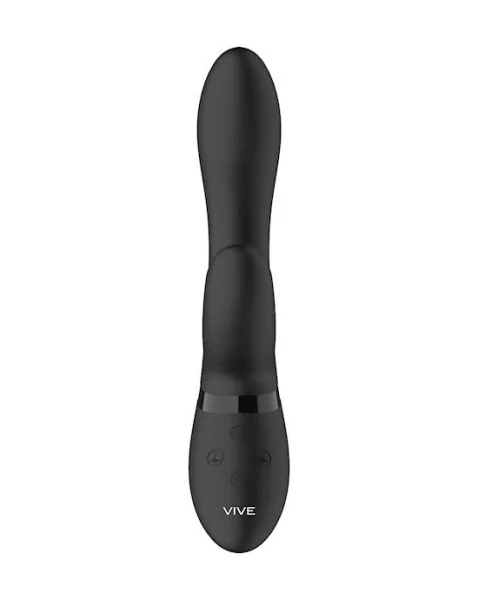 Kyra - Pulse Clitoral Rabbit  - Black - 8 Inch