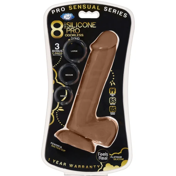 Cloud 9 Pro Sensual Premium Silicone 6 Inch Suction Cup Dildo - Vanilla