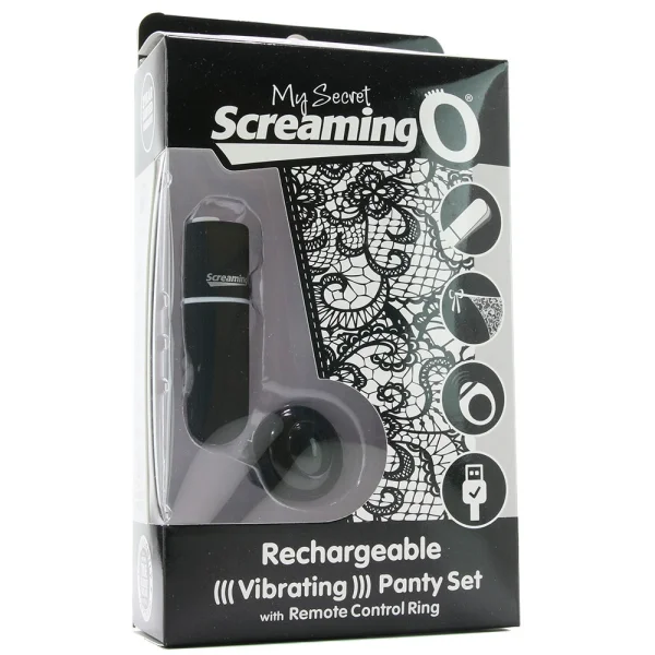 My Secret Screaming O Charged Black Remote Control Panty Vibe