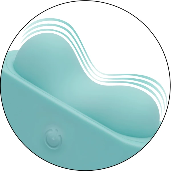 Ovation Applause Rechargeable Silicone Waterproof Clitoral Vibrator By CalExotics - Blue