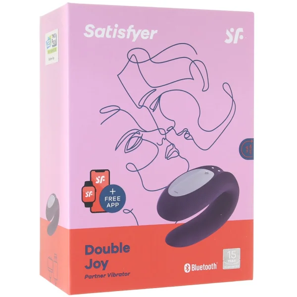 Satisfyer Double Joy App-Enabled Wearable Couples Vibrator with Remote Control