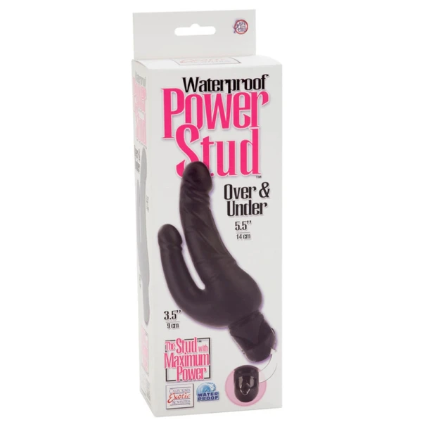 California Exotic Waterproof Power Stud Over & Under - Black