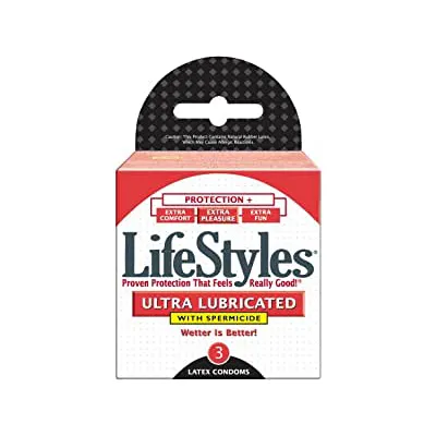 LifeStyles LifeStyles Ultra Lubricated With Spermicide 3 Count 3 count