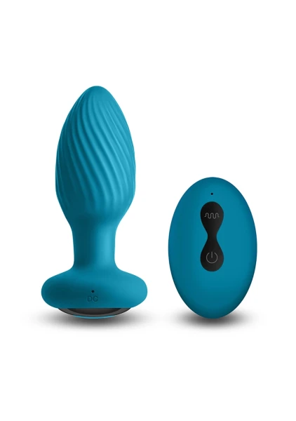 Inya Alpine Rechargeable Silicone Anal Plug With Remote - Purple