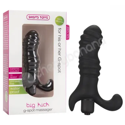 Shots Toys Black Big Kick Vibrator
