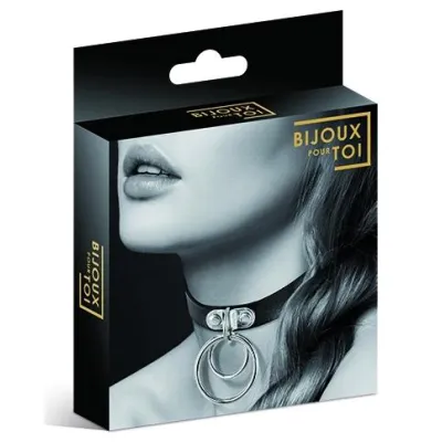 Bijoux Pour Toi Double Silver Ring Choker