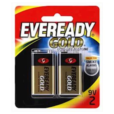 Eveready Gold 9v 2 Pack