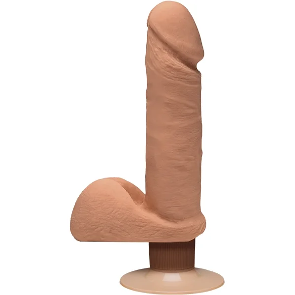 The D 8 inch Vibrating Perfect D - Vanilla