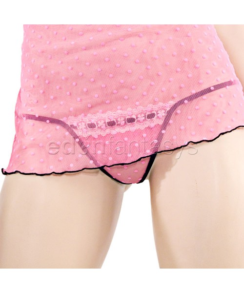 Cameo chemise with g-string