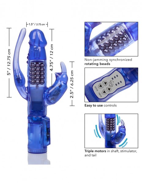 CalExotics Delight Triple Orgasm Vibrator