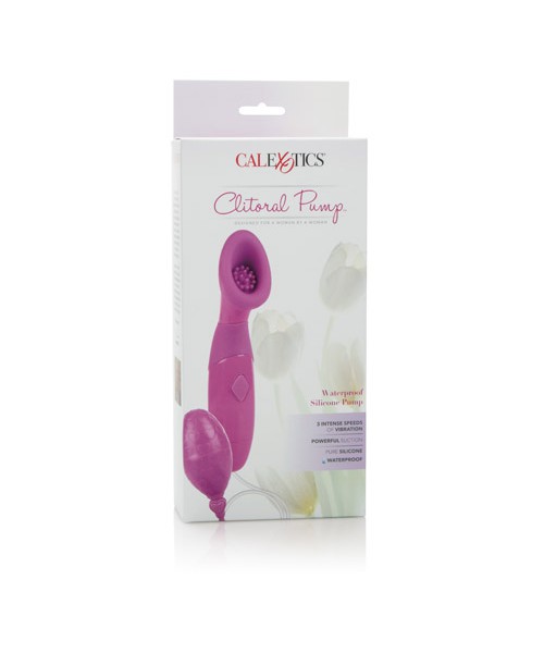 Waterproof silicone clitoral pump