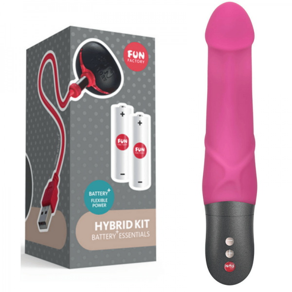 Mr Boss Silicone Vibrator With Battery+ Hybrid Technology by Fun Factory