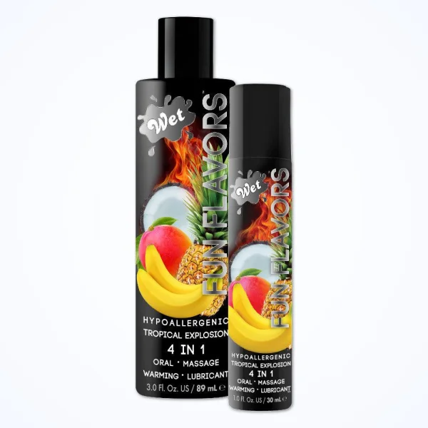 Wet Fun Flavors Tropical Explosion Warming Water-Based Lube | 3oz