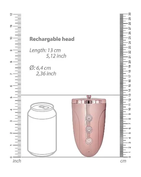 Universal Rechargeable Pump Head- Pink  - Pink